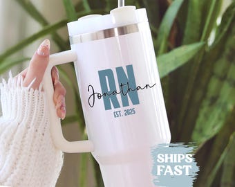Personalized Nurse 40oz Tumbler