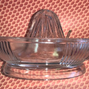 Glass Juicer  - Heavy Glass - Mid Century - Vintage Kitchen - 1960&#39;s