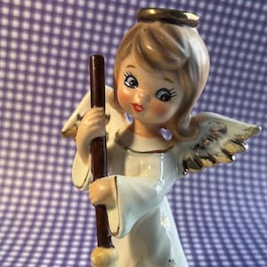 Angel Figurine - Napcoware - Angel Collector - House Cleaning Angel! - Vintage - Hard to Find