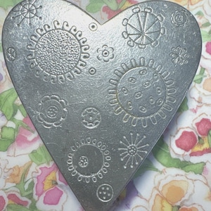 Pewter Heart Shaped Box - VILMAIN - Hand Crafted in Vermont - Lead Free