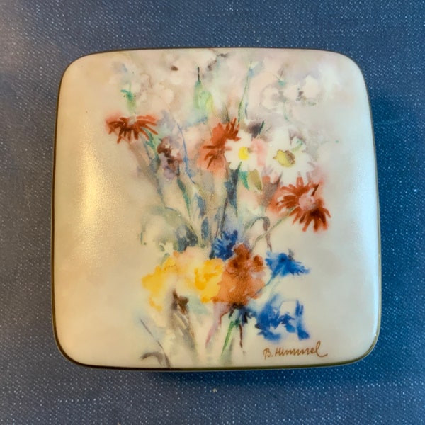 Berta Hummel - Collectable Porcelain Box - Trinket Box - Mothers Day Gift - Vintage