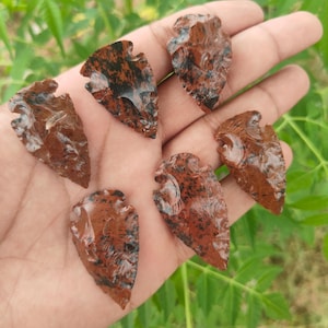 Mahogany Obsidian Arrowheads in Bulk – Crystal Arrow Points for Wholesale & Spiritual Shops