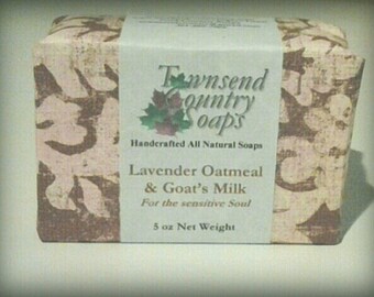All Natural Lavender Oatmeal with Goat's Milk Soap