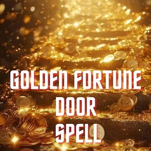 Golden Fortune Door Spell | Digital Ritual for Wealth, Prosperity, Abundance Energy, Money Flow & Powerful Success Manifestation