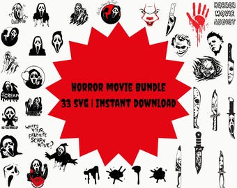 Horror Movie SVG Bundle | Halloween Killers | Instant Download