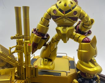 Bandai HGUC(019) 1/144 HG MSM-07S Char's Red Z'Gok Mobile Suit Gundam Model Kit custom design, built and fully painted.