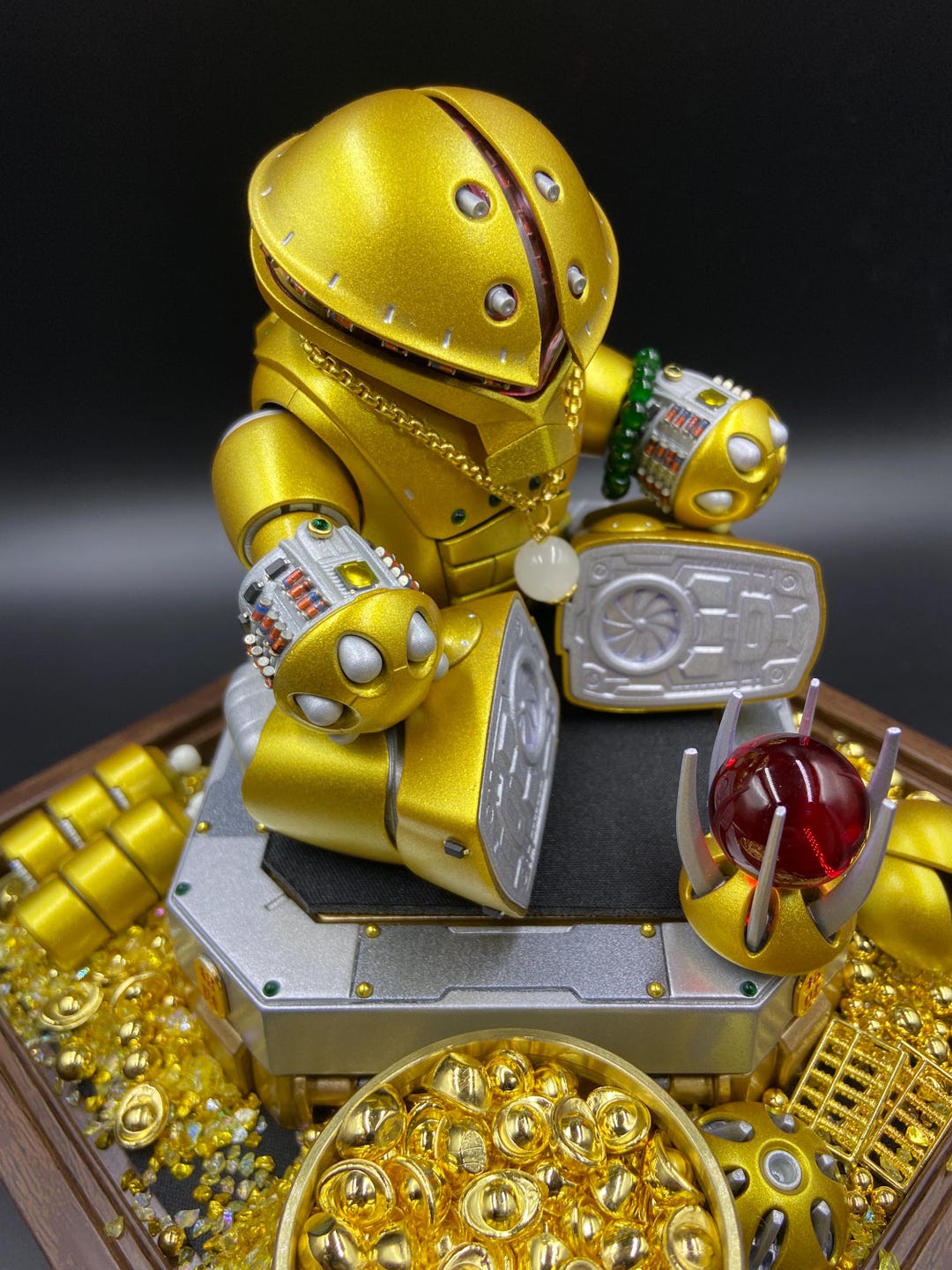 Bandai Gundam HG 1/144 MSM-04 ACGUY (gold Colour Good Fortune) Custom ...