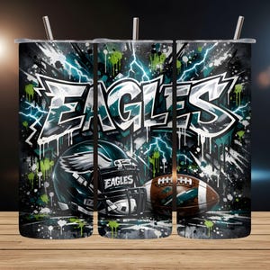 Graffiti Football Tumbler Wrap Bundle | 32 Teams PNG Digital Downloads |  | Street Art Football Designs, 20oz Skinny Tumbler Sublimation