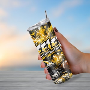 Graffiti Football Tumbler Wrap Bundle