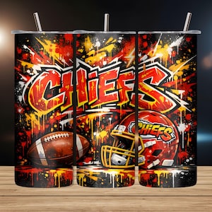 32 Graffiti Football Tumbler Wrap Bundle