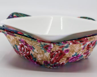 Bowl Cozy Reversible Floral