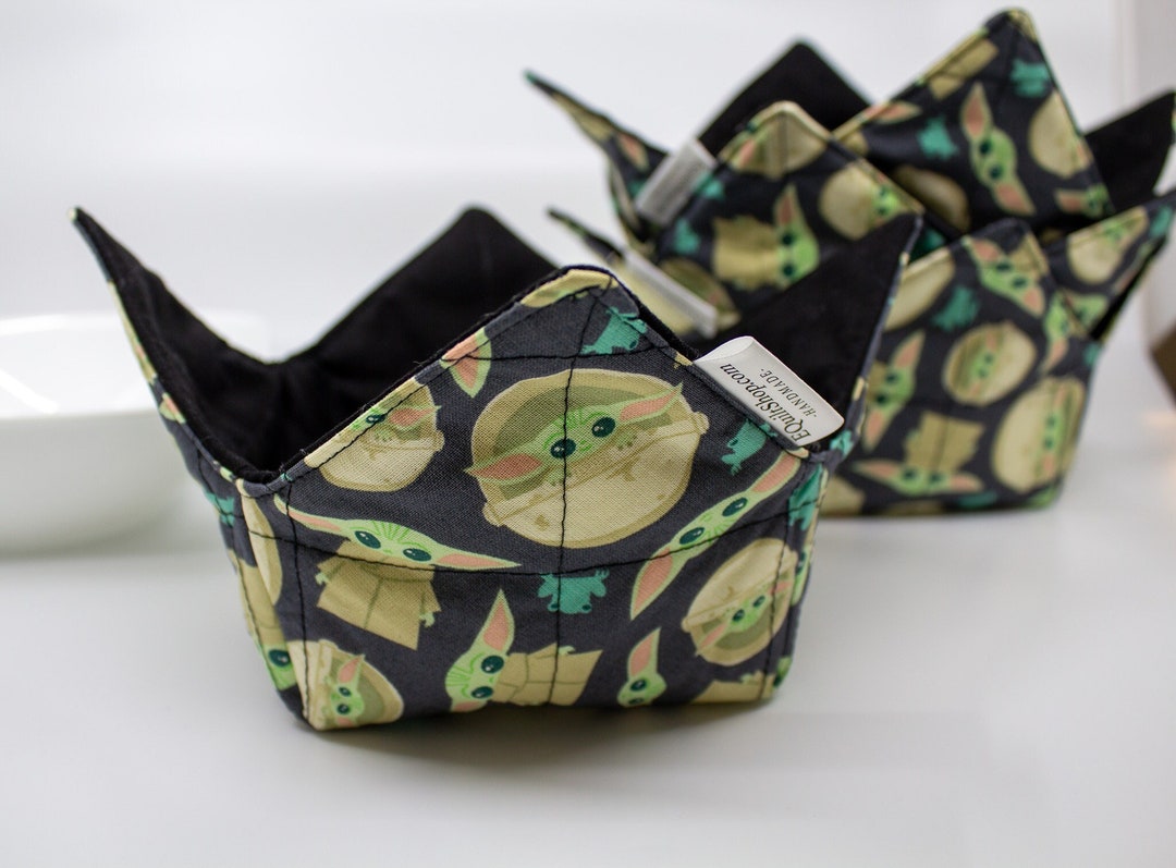 Baby Yoda Bowl Cozy Star Wars Mandalorian Order 1 or More Etsy