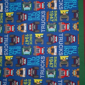 Pillowcase Trucks Gift for Kids Children Room Decor Gift for Him Standard Size pillow case 20&quot; x30&quot;