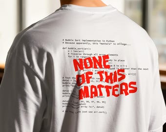 Lustiges Coding T-Shirt, keiner dieser Punkte T-Shirt, Coding Geschenk, Programmierer Entwickler Humor, Computer Science, Software Engineer