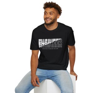 Engineer Gift Shirt, Certified Problem Solver Tee, Funny STEM T-Shirt, Engineering Gift for Student Graduation and Professionals