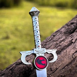 Thundercats Sword of Omens Replica | Eye of Thundera Cosplay Sword | Collectible Fantasy Sword Prop for Display & Costume Fans Gift for Him
