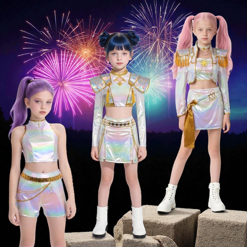 Générique Ensemble Jogging Fille 2 Pièces Survetement K-Kpop