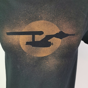 Slingshot Maneuver Bleach Dyed T Shirt