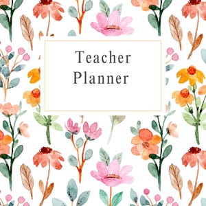 Digital Teacher Planner | Academic Planner, Lesson Planner | Back to School Planner | Good Note, Notability Planner | Android PDF Planner