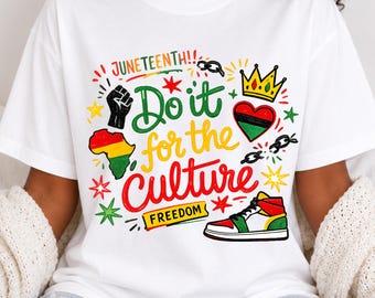 Juni, tun es für die Kultur T-Shirt, Freiheit Feier T-Shirt
