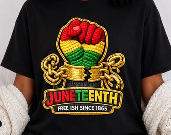 Junteenth Raed Fist T-Shirt | Freiheit seit 1865