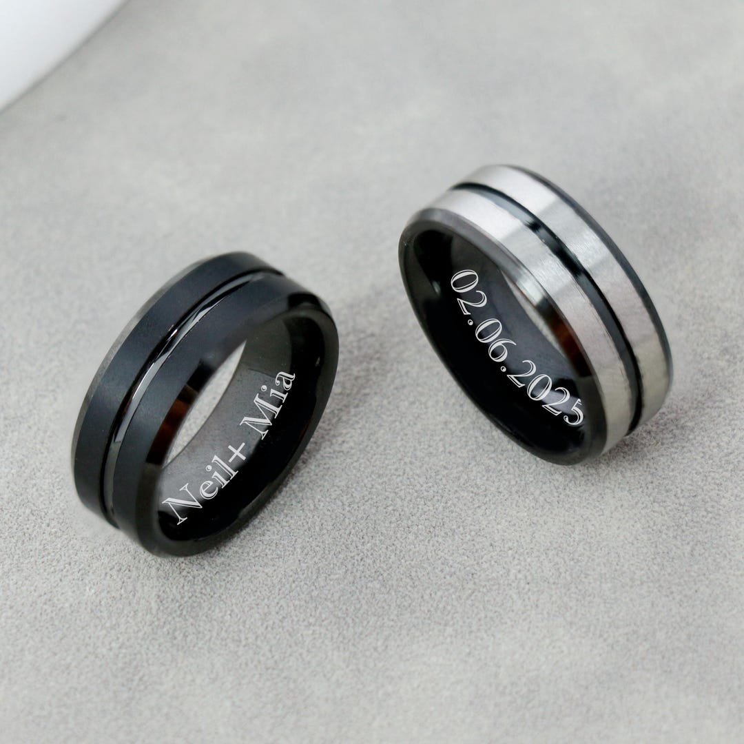 Men Rings Package Mens Ring, Rings for Men, Personalized Promise Ring for Men, Gift for ...