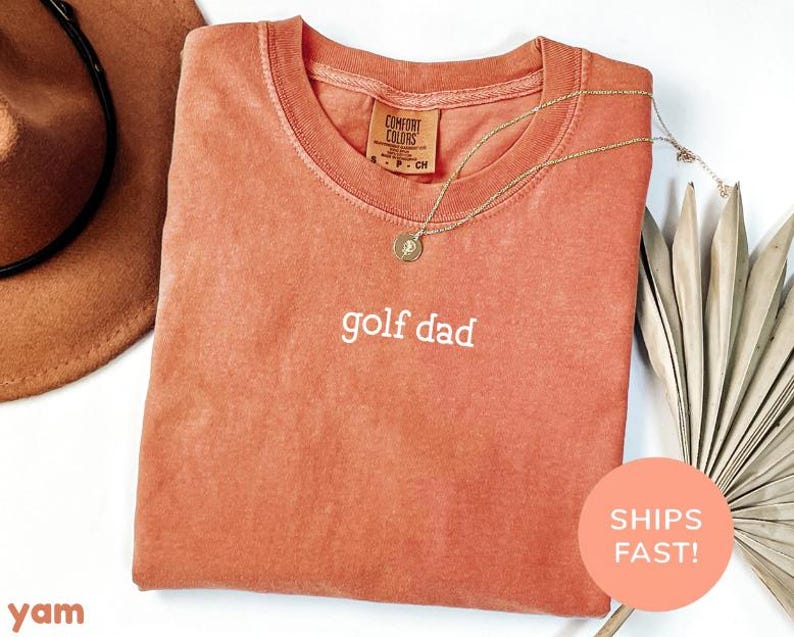 Comfort Colors® Golf Dad Shirt, Golf Shirt, Best Golfer Shirt, Golfing Shirt, Father's Day Shirt, Grandpa Golf Shirt, Dad Birthday Gift image 7