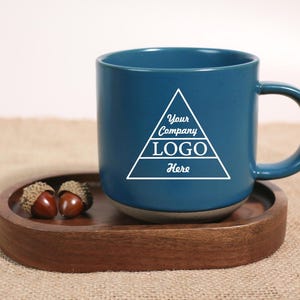 Custom Ceramic Mug, Engraved Logo Coffee Mug, Tea Cup, Ceramic Mug, Personalize Mug with Company Logo, Engraved Logo Mug, Employee Gifts