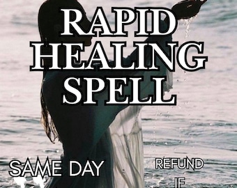 Incantesimo di guarigione rapida, potente rituale di guarigione energetica, manifestazione di recupero spirituale, ripristino rapido dell'energia della salute, lancio nello stesso giorno