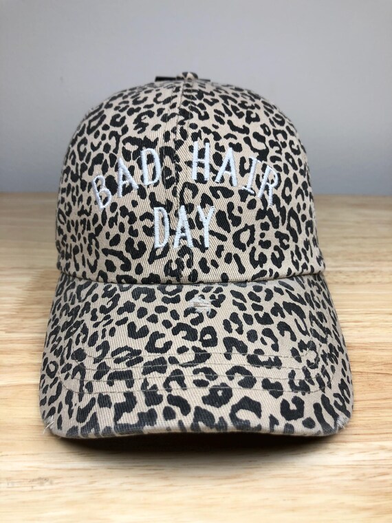 Bad Hair Day Hat Cheetah Leopard Print Cap Bad Hair Day  display picture 1