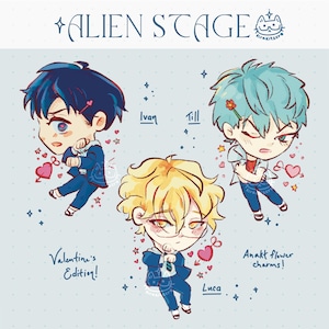 Ivan Till and Luca - Alien Stage Keychain [Valentine Edition]