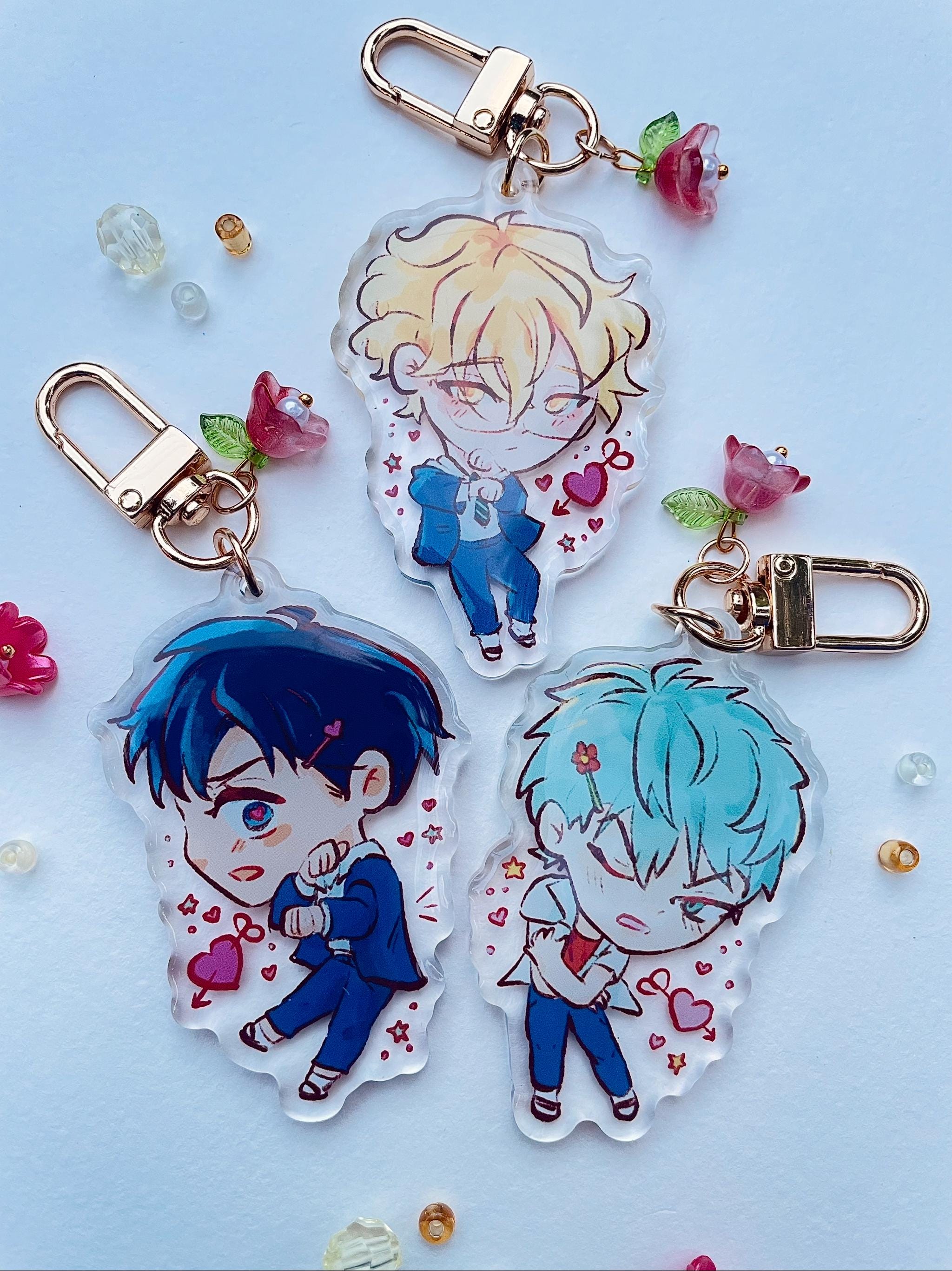 Porte-Clés Alien Stages Till & Ivan – Figurine Anime Acrylique, Lot De 2, Pendentif Mignon Pour Sac à Dos, Cadeau Fan !