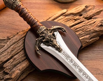 Espada del Padre de Conan el Bárbaro / Réplica de Acero Atlante para Cosplay (Artículo de Colección)