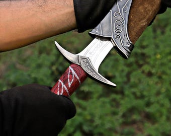 Espada corta de fantasía de Bilbo Bolsón / Espada de acero forjada a mano / Regalo coleccionable único para él