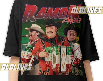 RAMON AYALA ACCORDION Bootleg Shirt / Ramón Ayala Concert Band Tee / Ramón Covarrubias Garza Vintage T-Shirt / Ramon Ayala Tour Merch