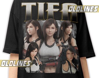 TIFA BOOTLEG SHIRT / Tifa Lockhart Concert Tee / Tifa Final Fantasy Vintage T-Shirt / Tifa Rokkuhāto Rap Merch