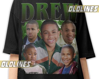 DREW EVERYBODY HATES Chris Bootleg Shirt / Andrew Rock Band Tees / Tequan Richmond Vintage T-Shirt / Everybody Hates Chris Merch