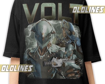 VOLT WARFRAME BOOTLEG Shirt / Volt Warframe Tee / Volt Vintage T-Shirt / Volt Cosplay Merchl