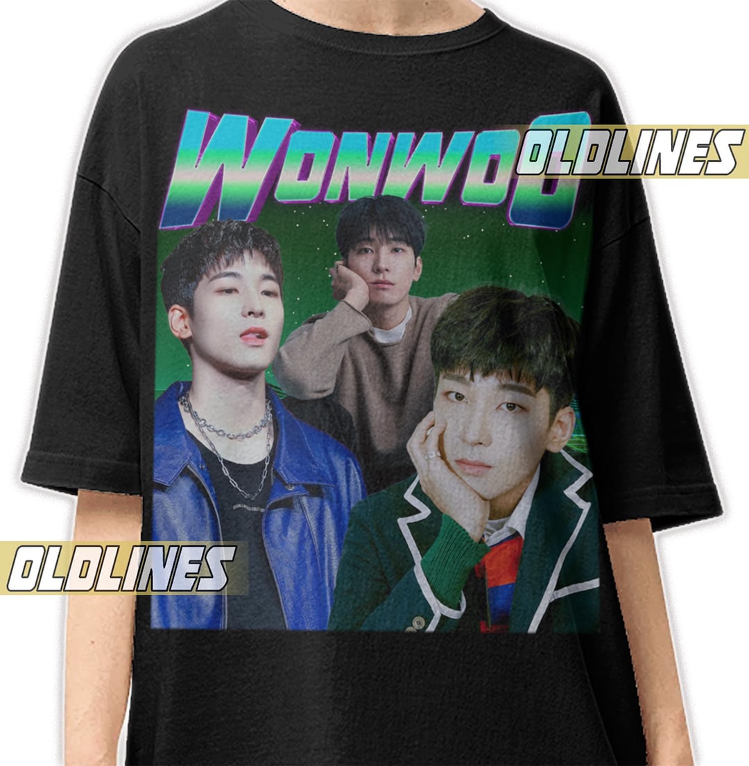 WONWOO SEVENTEEN K-POP ブートレグ シャツ / WONWOO 17 コンサート