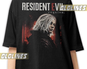 RESIDENT EVIL REQUIM Bootleg Shirt / Resident Evil 9 Band Tees / Leon S. Kennedy Vintage T-Shirt / Ada Wong RE9 Merch