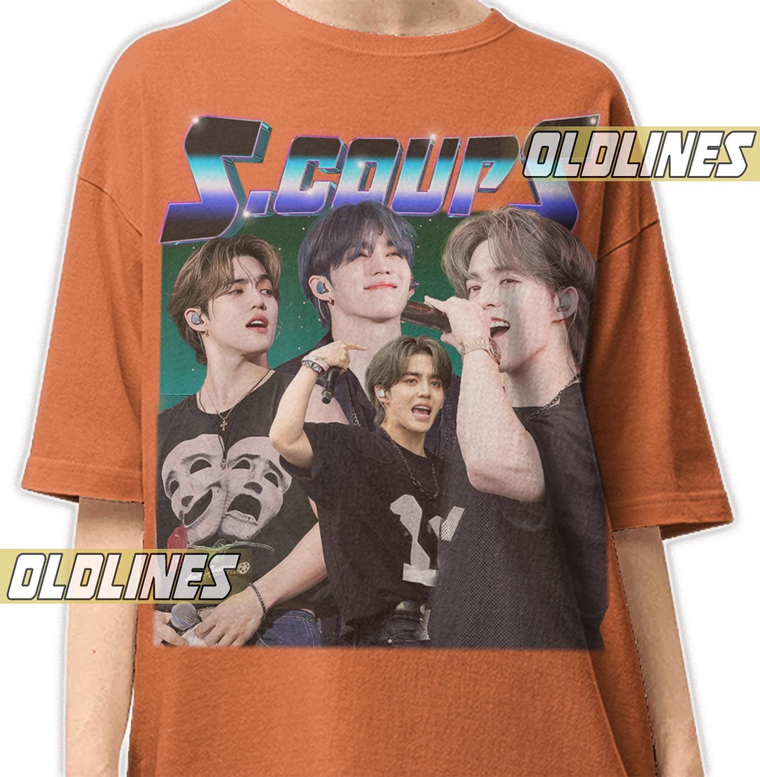 S.COUPS SEVENTEEN K-POP Bootleg Shirt / Scoups Concert Band Tee
