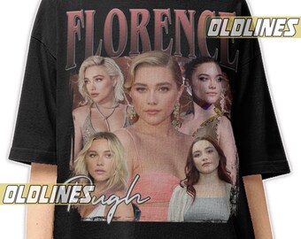 FLORENCE PUGH BOOTLEG Shirt / Florence Pugh Concert Band Tee / Florence Pugh Vintage T-Shirt / Florence Pugh Retro Merch