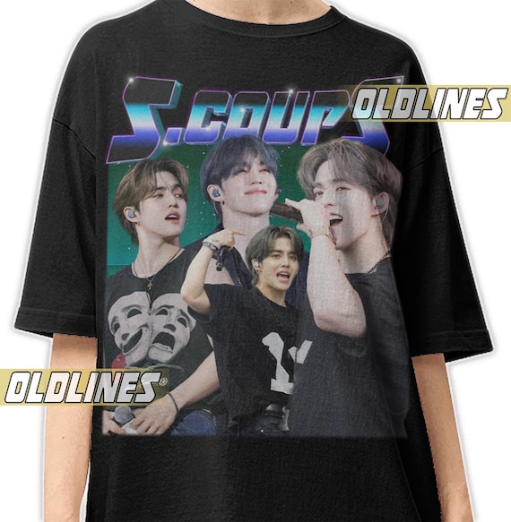 S.COUPS SEVENTEEN K-POP Bootleg Shirt / Scoups Concert Band Tee