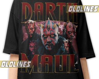 DARTH MAUL STAR Wars Bootleg Shirt / The Shadow Band Tees / Dathomirian Zabrak Vintage T-Shirt / May The Force Be With You Merch