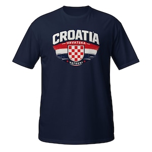 Croatia Football Fan T-Shirt – Minimalist Croatia Soccer Shirt | Vatreni Supporter Tee | World Cup 2026 Streetwear
