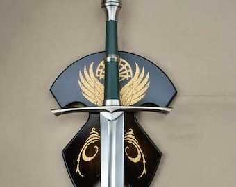 Handmade Strider’s Sword | Aragorn Ranger Replica Medieval Sword | Unique Home Decor, Gift for Him, Husband Gift, Best Anniversary Gift Idea