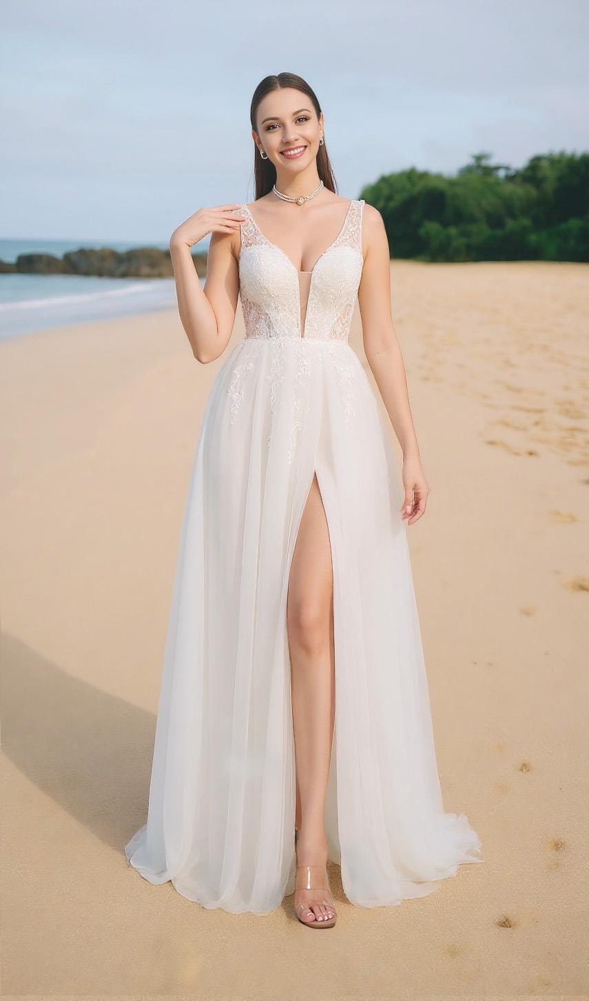 formal dress built in bra Aspen Smocked Lace Maxi Dress main image 1