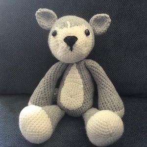 Crocheted huskey