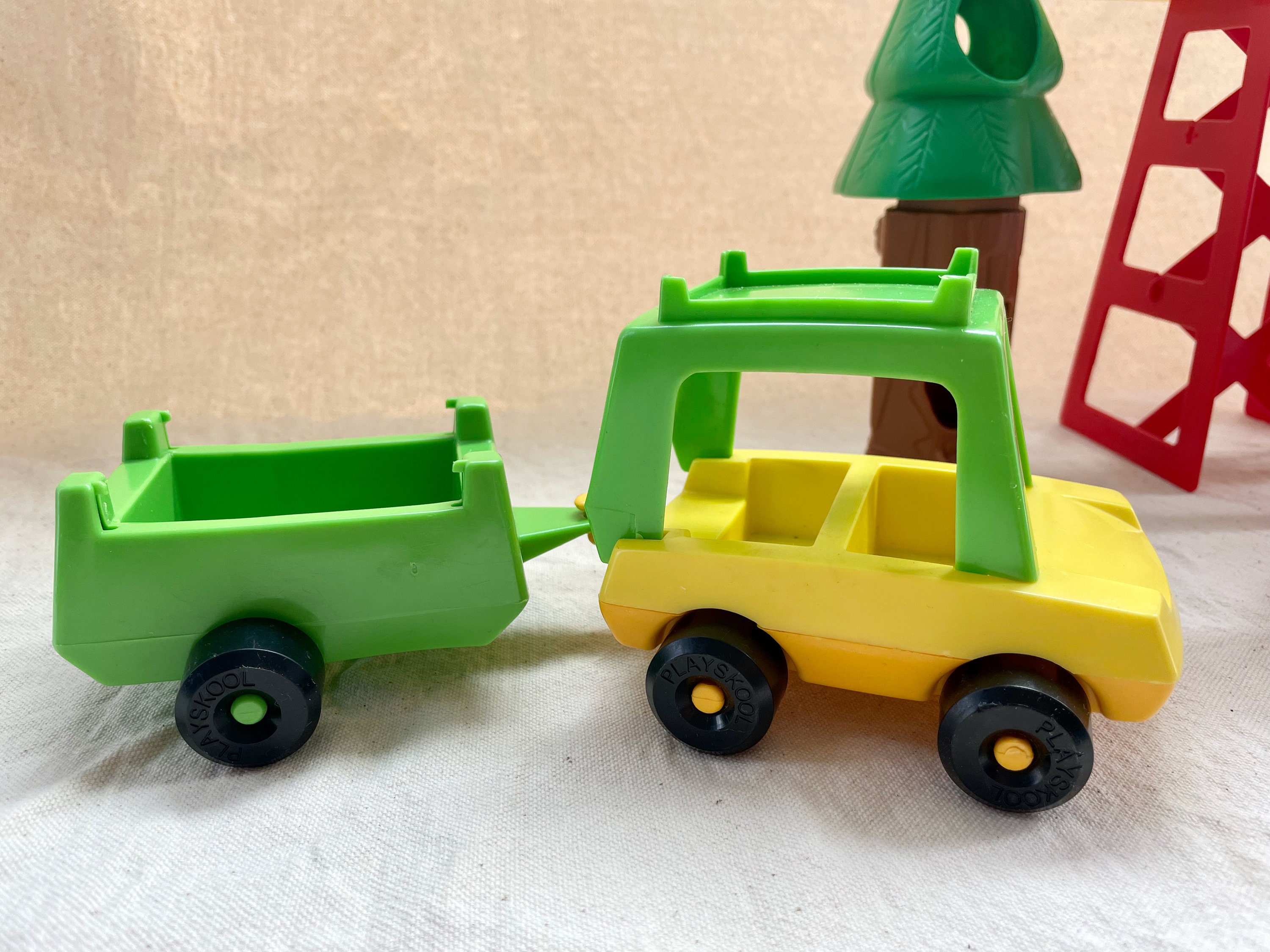 1970s Playskool Forest Ranger Set 1975 Playskool Play Friends Camping ...
