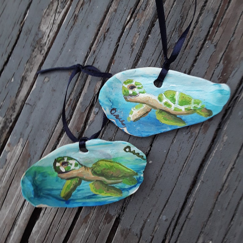 Toodle Lou Designs Handmade Oyster Ornament main image 1